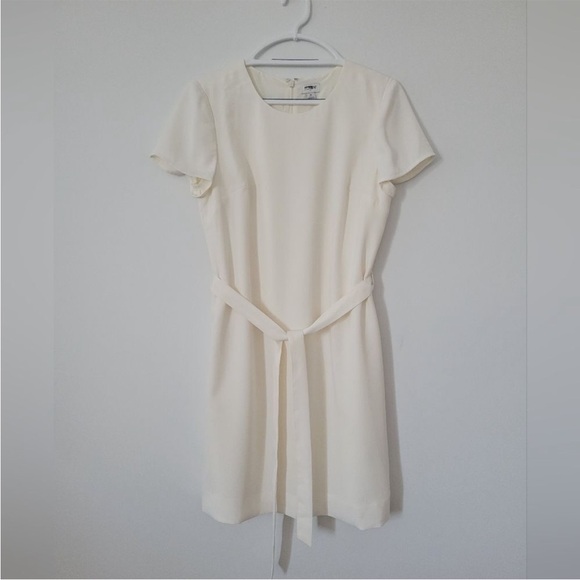 NWT  J.Crew Factory Short-sleeve belted suiting dress - Picture 5 of 7